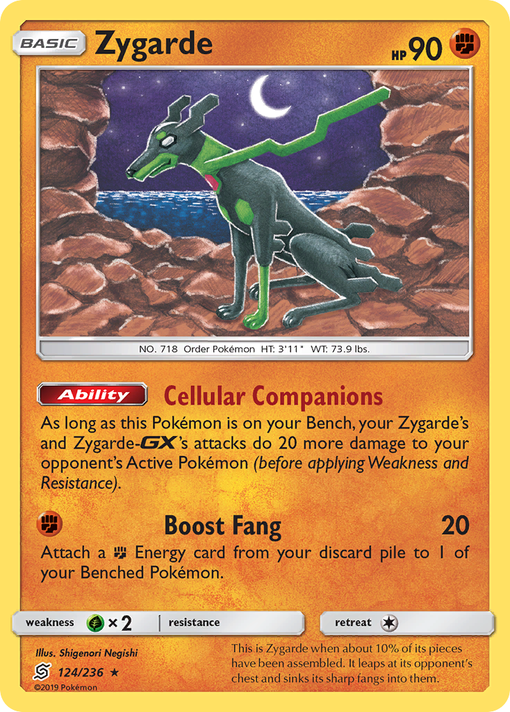 Zygarde (124/236) [Sun & Moon: Unified Minds] | Good Games Adelaide SA