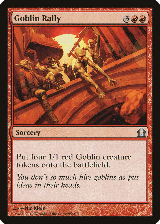 Goblin Rally [Return to Ravnica] | Good Games Adelaide SA