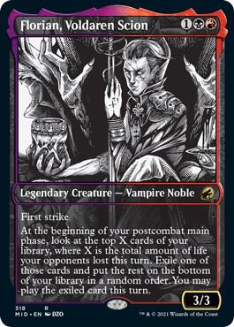 Florian Voldaren Scion Showcase 318 (Innistrad: Midnight Hunt)  - Foil | Good Games Adelaide SA