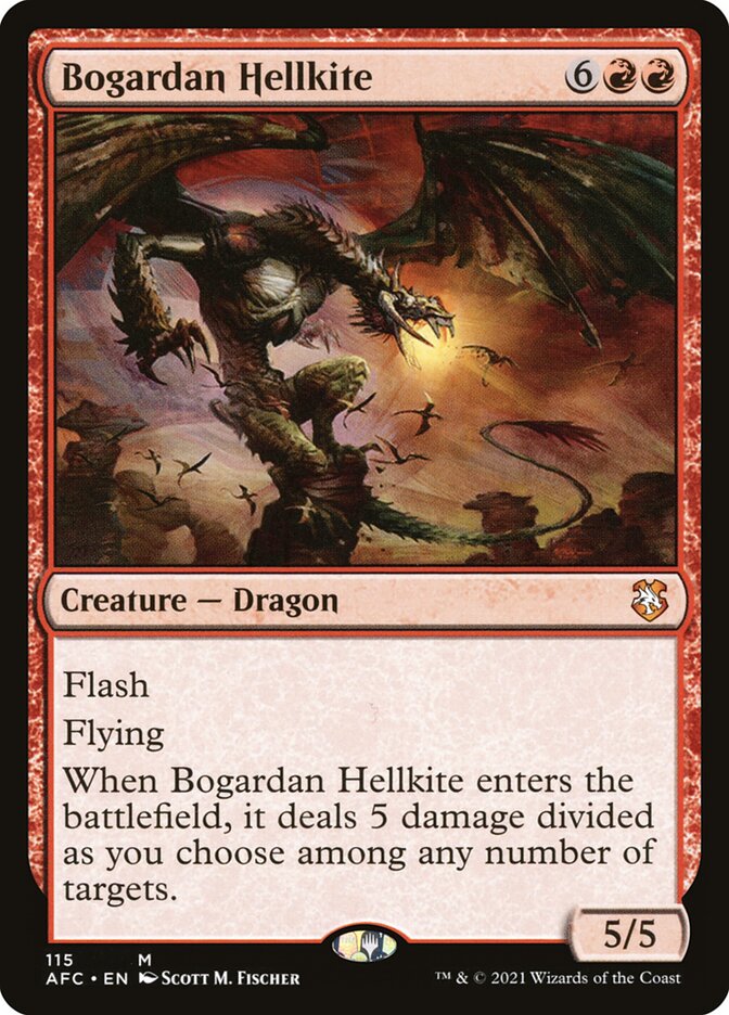 Bogardan Hellkite 115 (Commander: Adventures in the Forgotten Realms)  | Good Games Adelaide SA