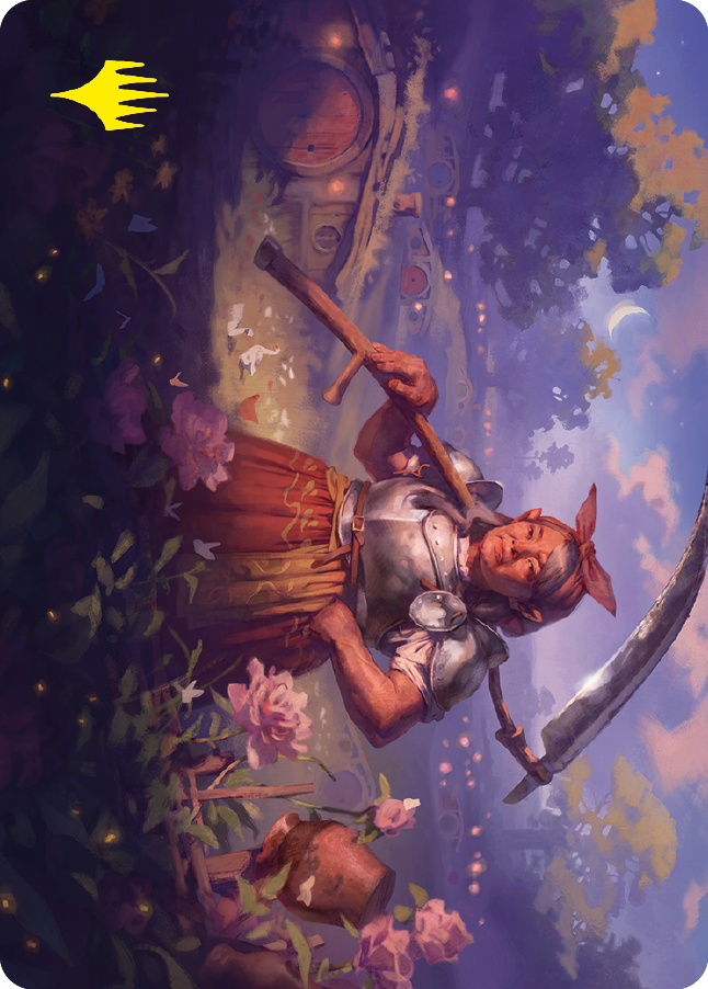 Took Reaper Art Card (Gold-Stamped Signature) [The Lord of the Rings: Tales of Middle-earth Art Series] | Good Games Adelaide SA