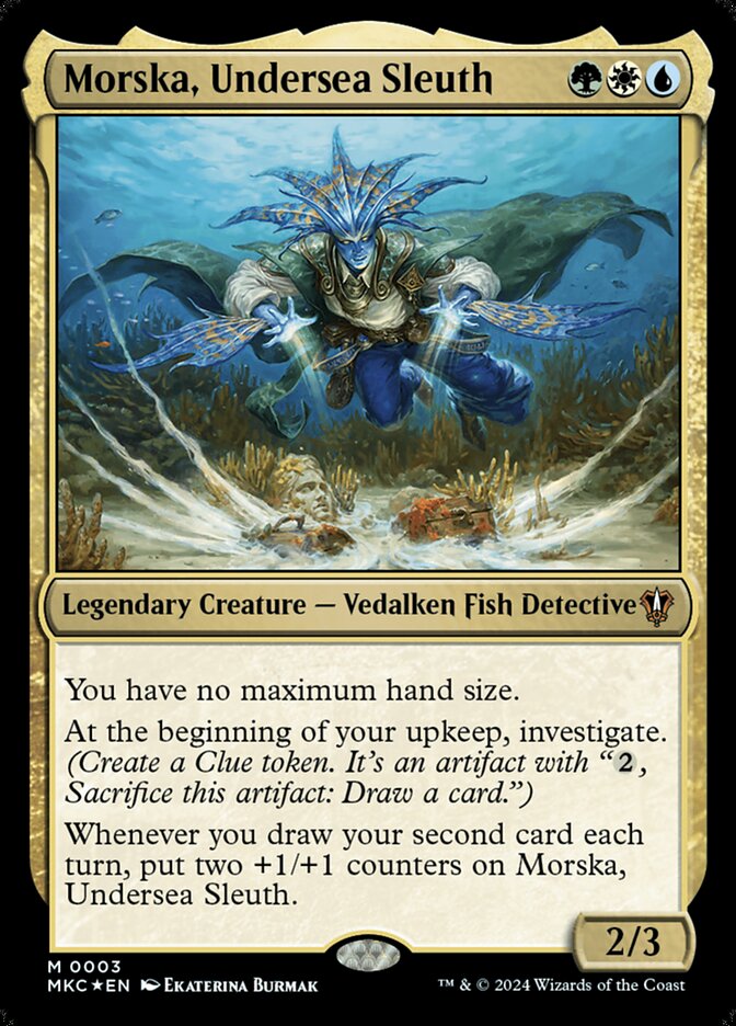 Morska, Undersea Sleuth 3 (Commander: Murders at Karlov Manor)  - Foil | Good Games Adelaide SA