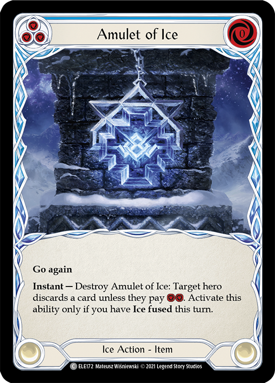 Amulet of Ice [ELE172] (Tales of Aria)  1st Edition Normal | Good Games Adelaide SA