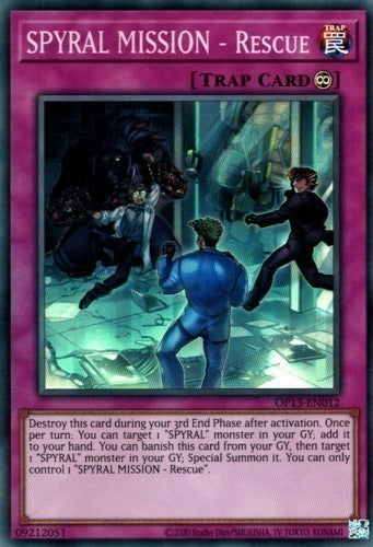 SPYRAL MISSION - Rescue [OP13-EN012] Super Rare | Good Games Adelaide SA