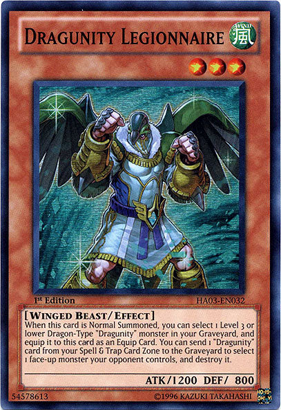 Dragunity Legionnaire [HA03-EN032] Super Rare | Good Games Adelaide SA