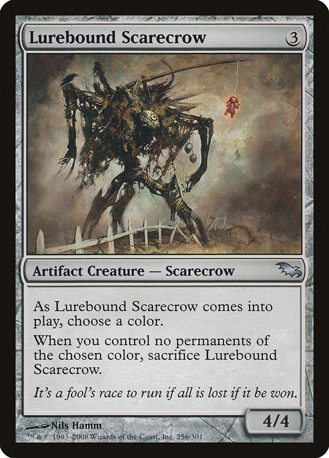 Lurebound Scarecrow 256 (Shadowmoor)  - Foil | Good Games Adelaide SA