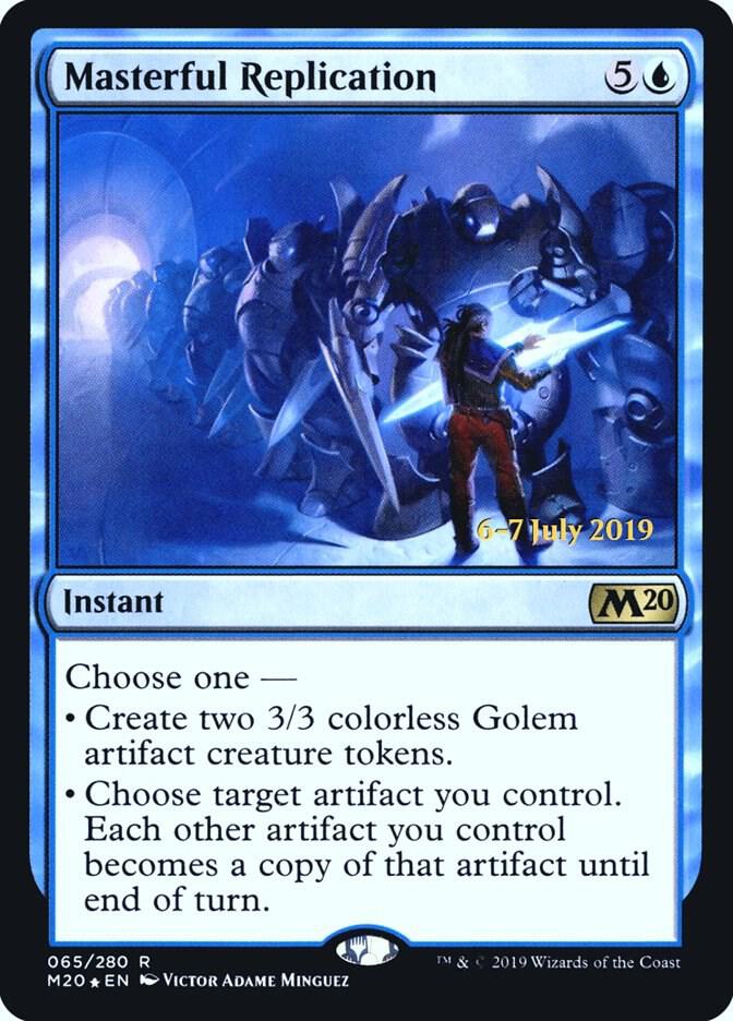Masterful Replication 65 (Prerelease Cards)  - Foil | Good Games Adelaide SA