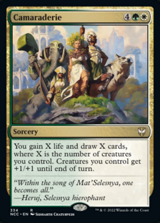 Camaraderie [Streets of New Capenna Commander] | Good Games Adelaide SA