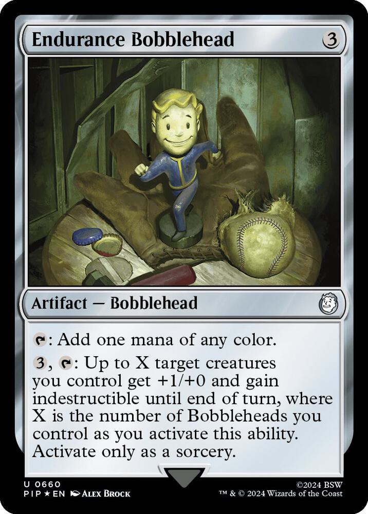 Endurance Bobblehead Surge Foil 660 (Universes Beyond: Fallout)  - Foil | Good Games Adelaide SA