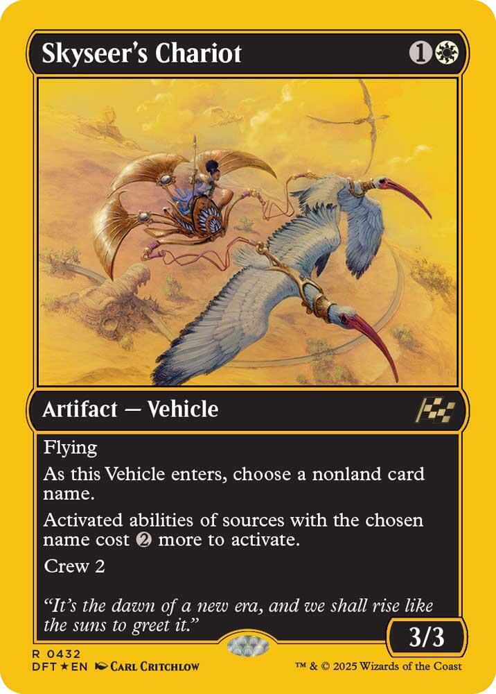 Skyseer's Chariot 432 (Aetherdrift)  - Foil | Good Games Adelaide SA