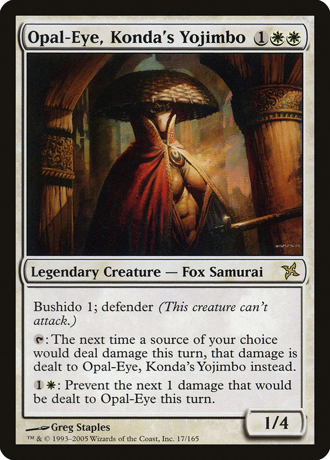 Opal-Eye, Konda's Yojimbo [Betrayers of Kamigawa] | Good Games Adelaide SA