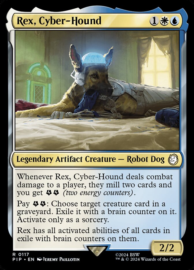 Rex, Cyber-Hound 117 (Universes Beyond: Fallout)  | Good Games Adelaide SA