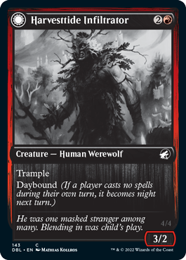 Harvesttide Infiltrator // Harvesttide Assailant [Innistrad: Double Feature] | Good Games Adelaide SA