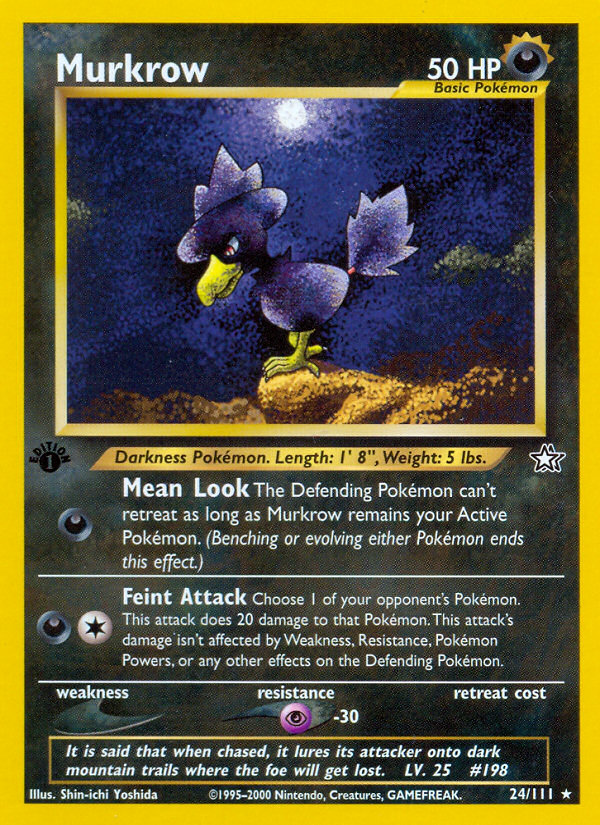 Murkrow (24/111) [Neo Genesis 1st Edition] | Good Games Adelaide SA