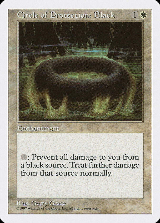 Circle of Protection: Black [Fifth Edition] | Good Games Adelaide SA