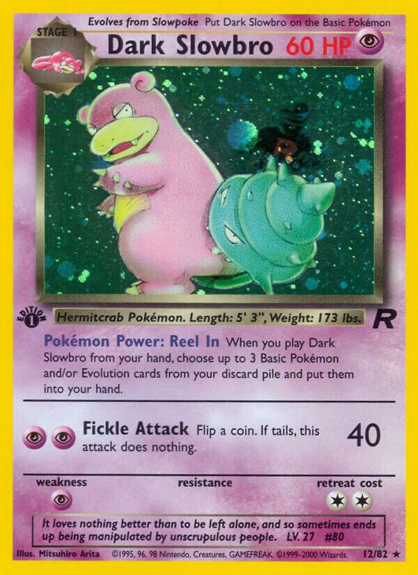 Dark Slowbro 12/82 (Team Rocket)  - 1st Edition Holofoil | Good Games Adelaide SA