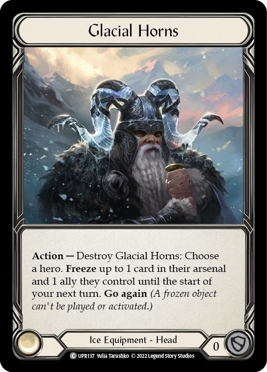 Glacial Horns [UPR137] (Uprising)  Cold Foil | Good Games Adelaide SA