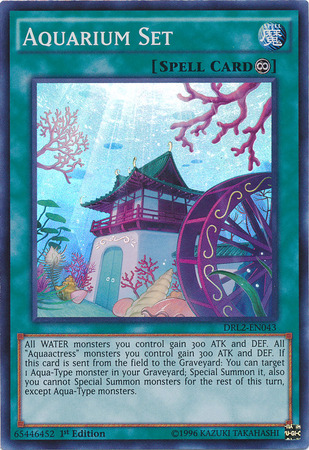 Aquarium Set [DRL2-EN043] Super Rare | Good Games Adelaide SA