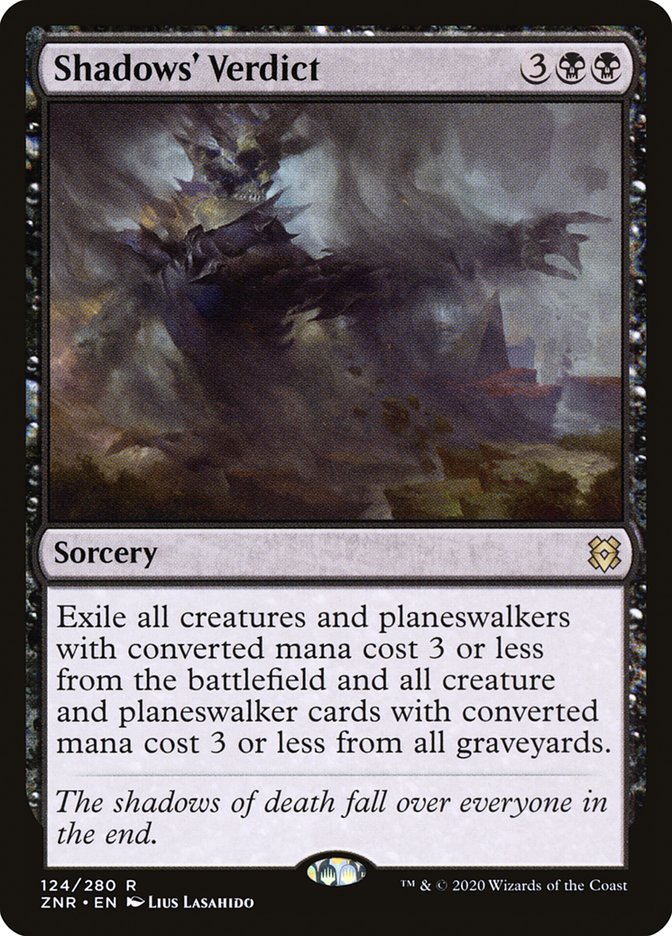 Shadows Verdict 124 (Zendikar Rising)  - Foil | Good Games Adelaide SA