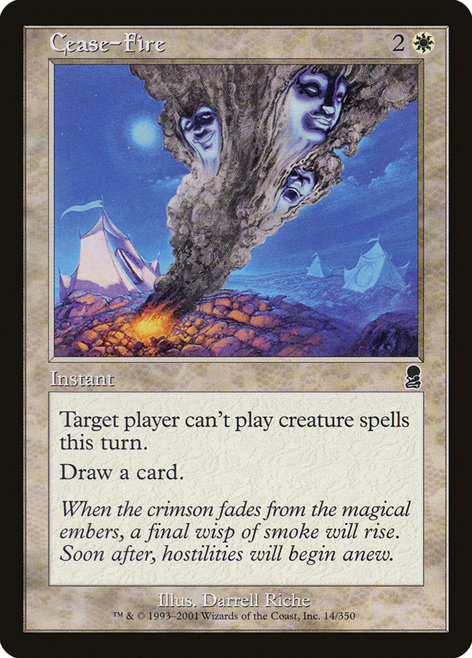 Cease-Fire 14 (Odyssey)  - Foil | Good Games Adelaide SA