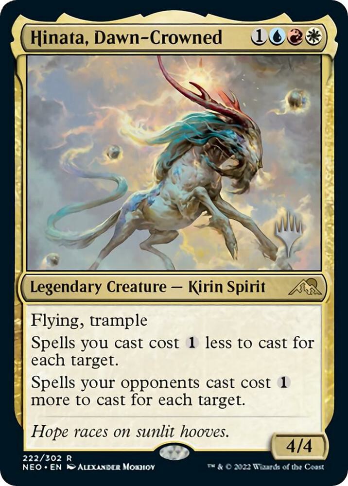 Hinata Dawn Crowned 222 (Promo Pack: Kamigawa: Neon Dynasty)  | Good Games Adelaide SA