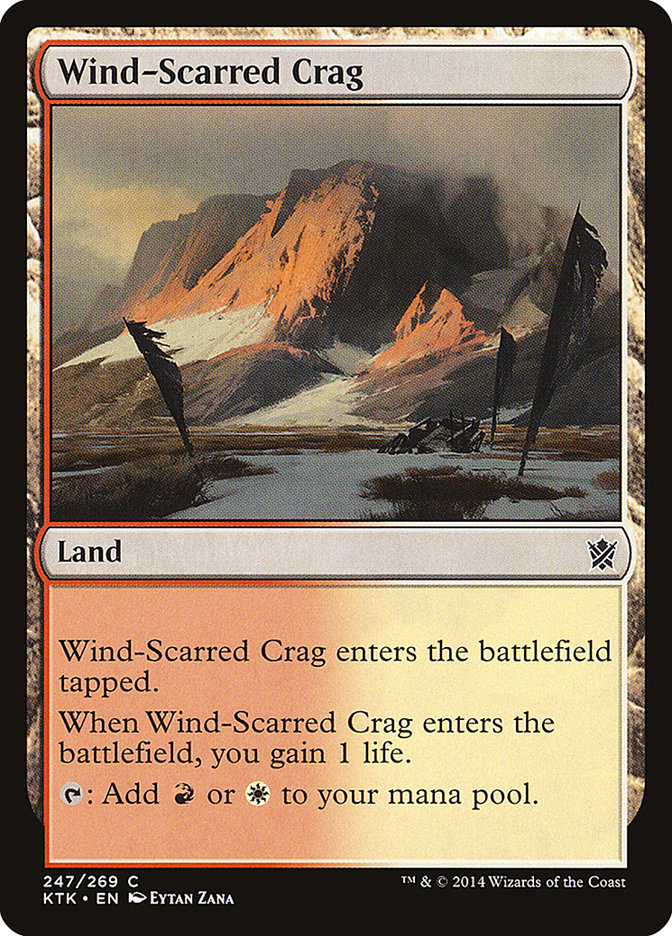 Wind-Scarred Crag [Khans of Tarkir] | Good Games Adelaide SA