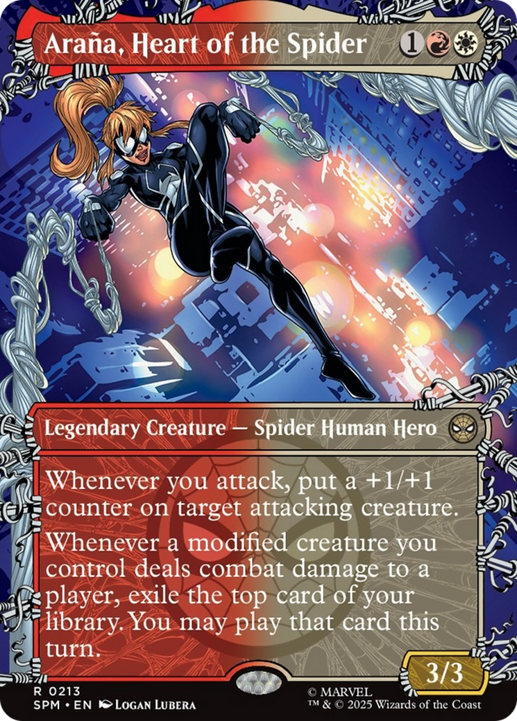 Arana, Heart of the Spider (Borderless) [Marvel's Spider-Man] | Good Games Adelaide SA