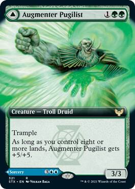 Augmenter Pugilist Extended Art 321 (Strixhaven: School of Mages)  - Foil | Good Games Adelaide SA