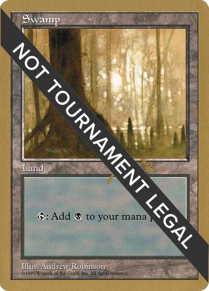 Swamp 445 1997 Jakub Slemr 5ED js441/131 (World Championship Decks)  | Good Games Adelaide SA