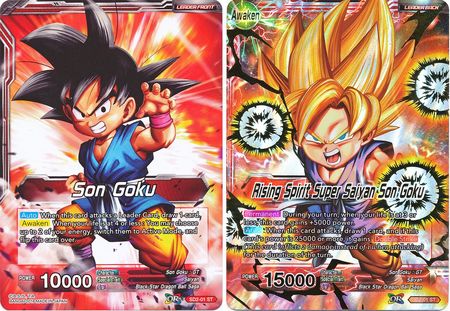 Son Goku // Rising Spirit Super Saiyan Son Goku (Starter Deck - The Extreme Evolution) [SD2-01] | Good Games Adelaide SA