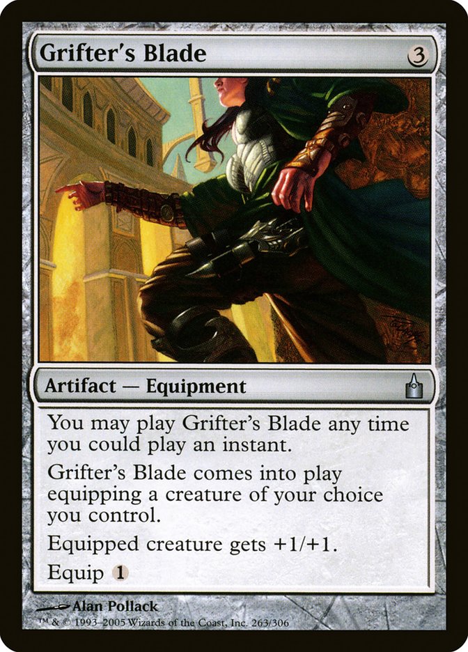 Grifter's Blade 263/306 (Ravnica: City of Guilds)  - Foil | Good Games Adelaide SA