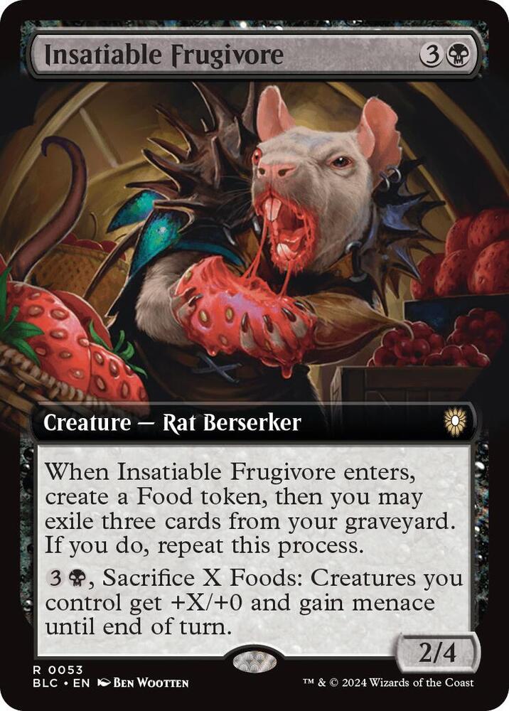 Insatiable Frugivore 53 (Commander: Bloomburrow)  | Good Games Adelaide SA