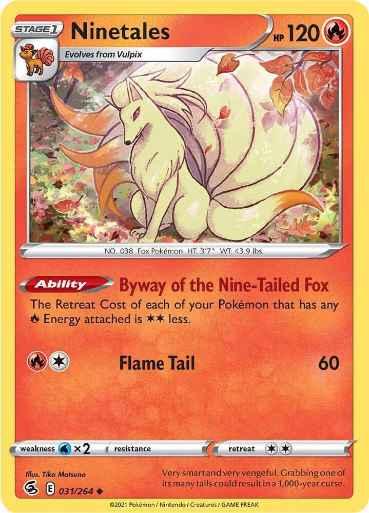 Ninetales 031/264 (SWSH08: Fusion Strike)  | Good Games Adelaide SA