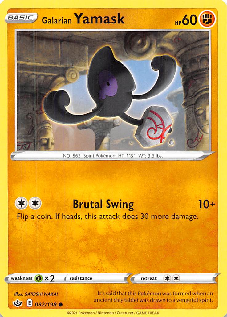 Galarian Yamask (082/198) [Sword & Shield: Chilling Reign] | Good Games Adelaide SA