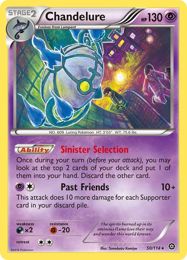 Chandelure 50/114 (XY - Steam Siege)  - Holofoil | Good Games Adelaide SA