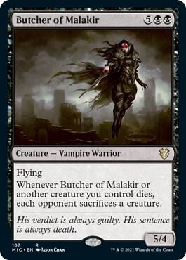 Butcher of Malakir 107 (Commander: Innistrad: Midnight Hunt)  | Good Games Adelaide SA
