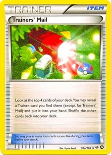 Trainers' Mail (92a/108) (Alternate Art Promo) [XY: Roaring Skies] | Good Games Adelaide SA