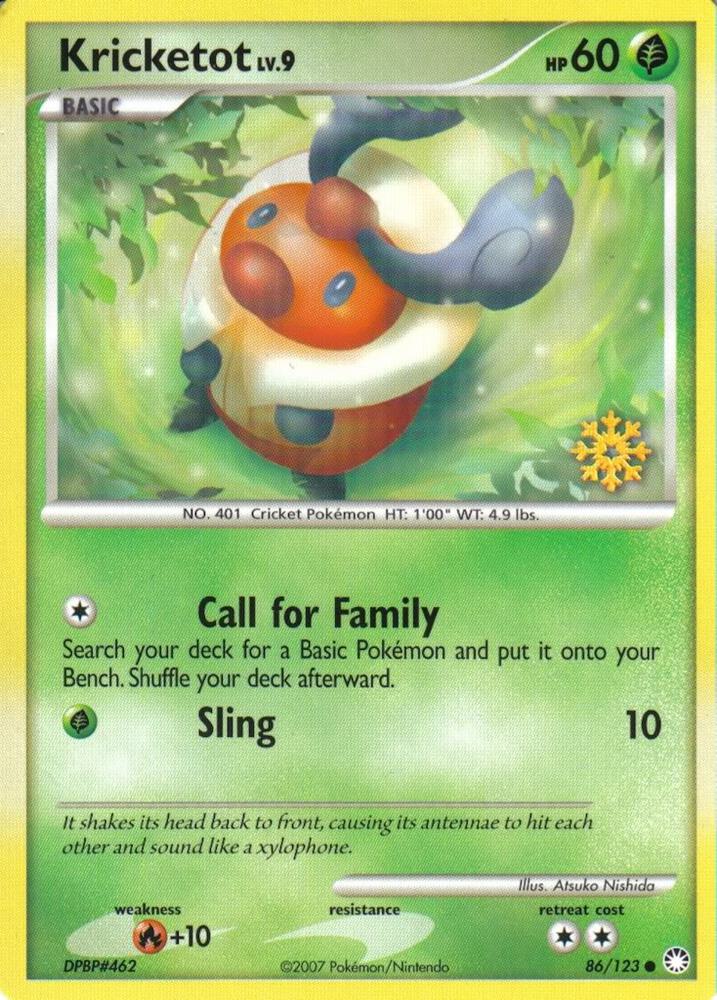 Kricketot 86 123 086/123 (Countdown Calendar Promos)  | Good Games Adelaide SA