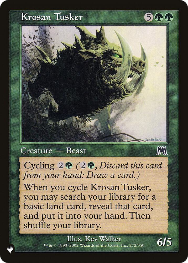 Krosan Tusker ONS 272/350 (The List Reprints)  | Good Games Adelaide SA