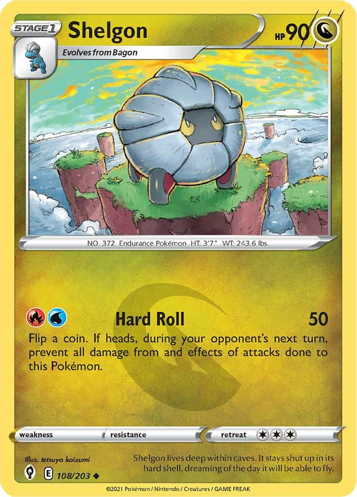 Shelgon (108/203) [Sword & Shield: Evolving Skies] | Good Games Adelaide SA