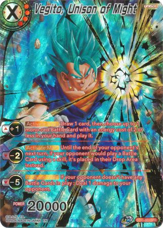 Vegito, Unison of Might (SPR) (BT10-003) [Rise of the Unison Warrior 2nd Edition] | Good Games Adelaide SA