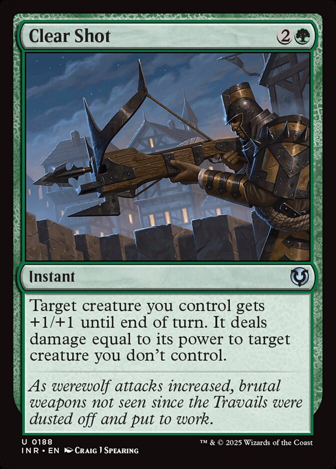 Clear Shot 188 (Innistrad Remastered)  - Foil | Good Games Adelaide SA