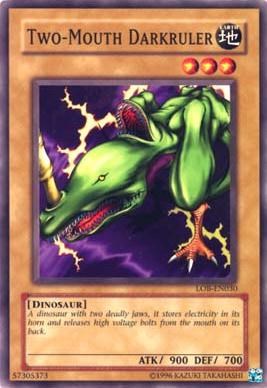 Two-Mouth Darkruler [LOB-EN030] Common | Good Games Adelaide SA