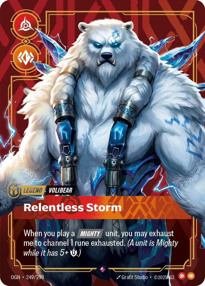 Volibear Relentless Storm 249/298 (Origins)  - Foil | Good Games Adelaide SA