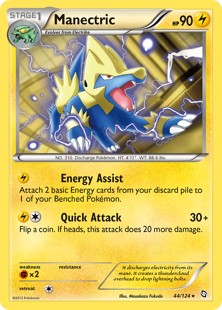 Manectric (44/124) [Black & White: Dragons Exalted] | Good Games Adelaide SA