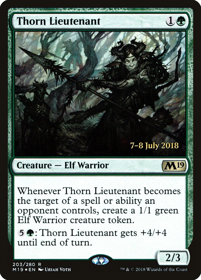 Thorn Lieutenant [Core Set 2019 Promos] | Good Games Adelaide SA