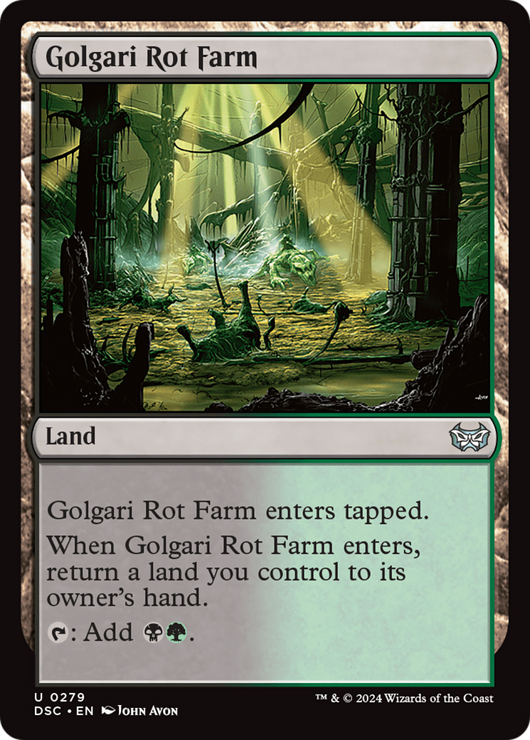 Golgari Rot Farm [Duskmourn: House of Horror Commander] | Good Games Adelaide SA