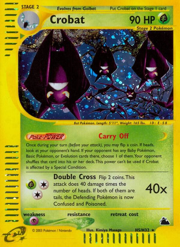 Crobat H05/H32 (Skyridge)  - Holofoil | Good Games Adelaide SA