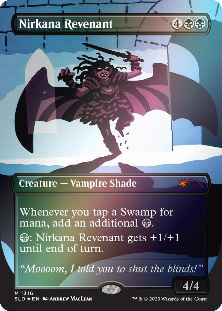 Nirkana Revenant Rainbow Foil 1316 (Secret Lair Drop Series)  - Foil | Good Games Adelaide SA