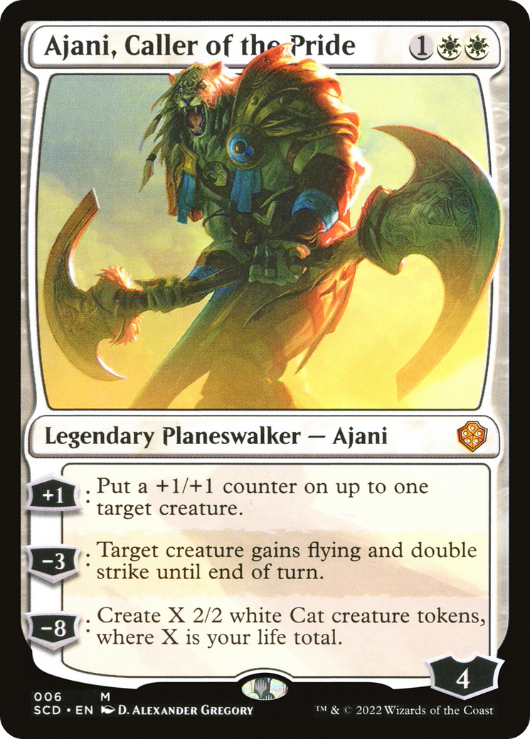 Ajani, Caller of the Pride [Starter Commander Decks] | Good Games Adelaide SA